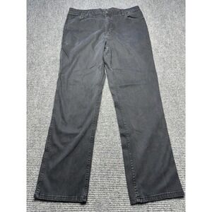 Woolrich Jeans Mens‎ 36x32 Black Stretch Straight Leg 5-Pocket Classic Fit